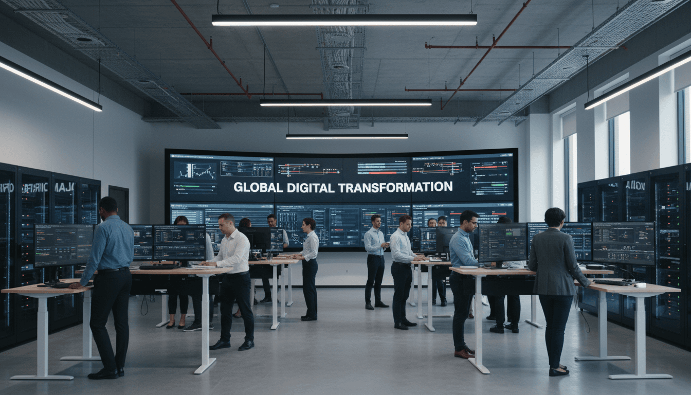 Healthcare IT team implementing technology systems