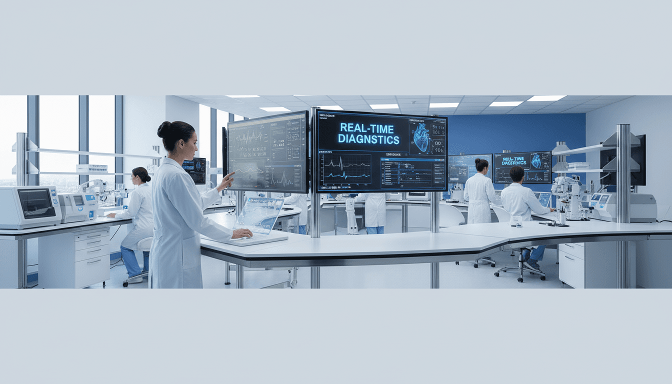 Healthcare professionals with technology systems focused on clinical care